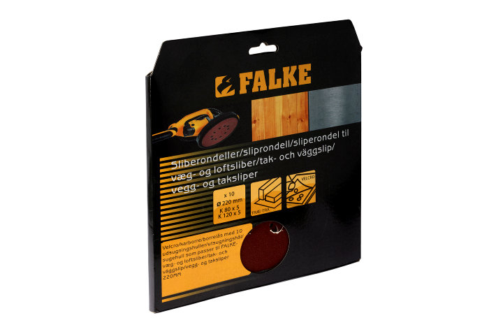 Falke slipeskive Ø220 mm til vegg og giraffsliper